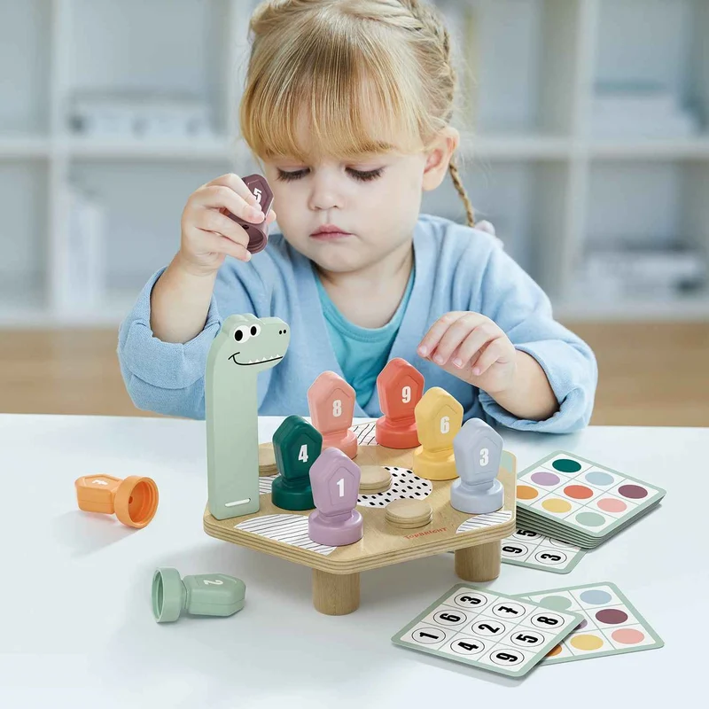 Lernspiel Dino – Farben & Zahlen spielerisch lernen