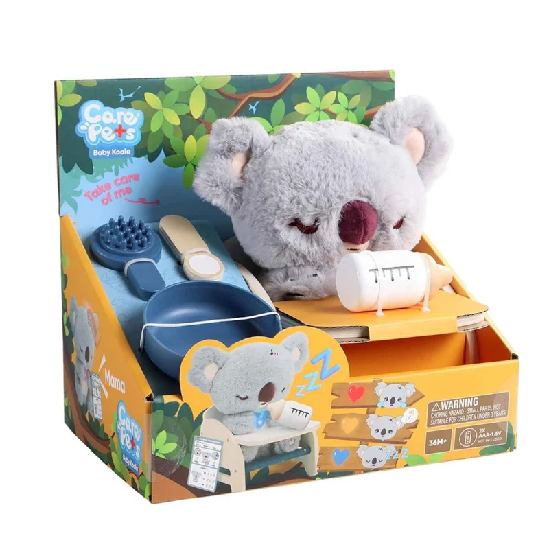 Interaktives Kuscheltier Baby Koala mit Zubehör