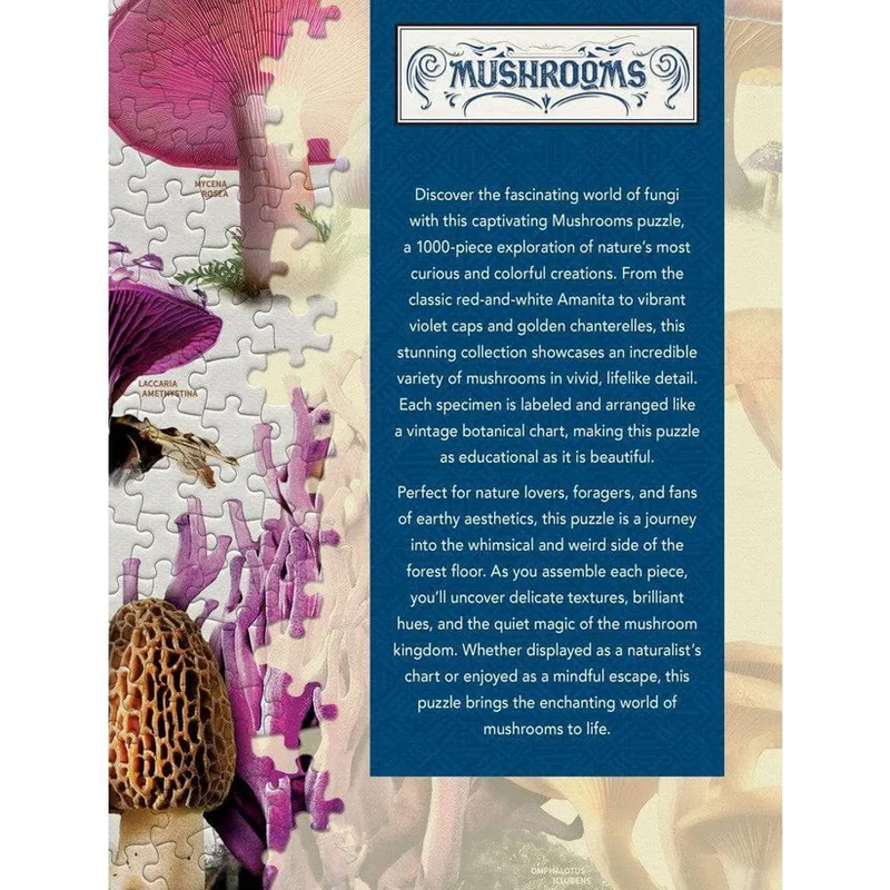 Field Guide - Mushrooms (1000pcs)