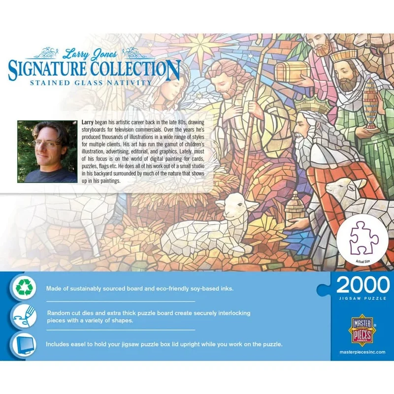 Signature Collection - Stained Glass Nativity (2000pcs)