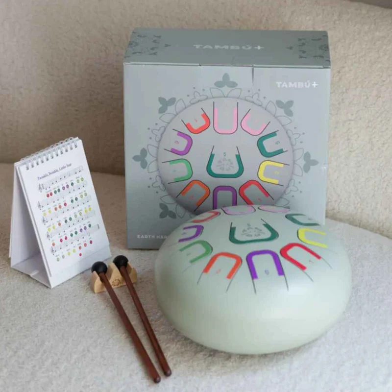 Tambu - Großer Stahlschrank-Tongue Drum – Earth Harmony
