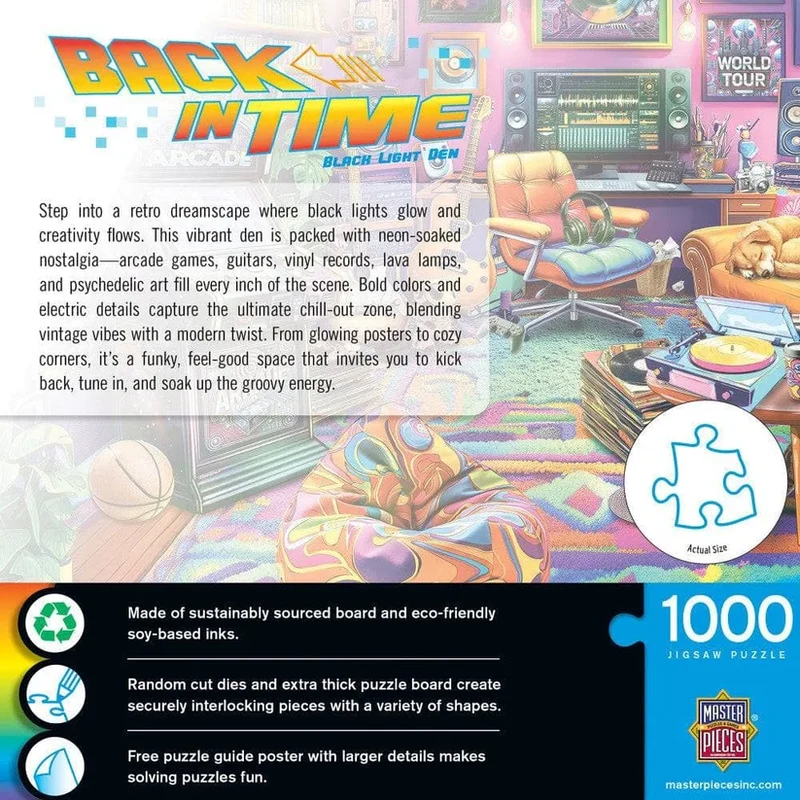 Back in Time - Black Light Den (1000pcs)