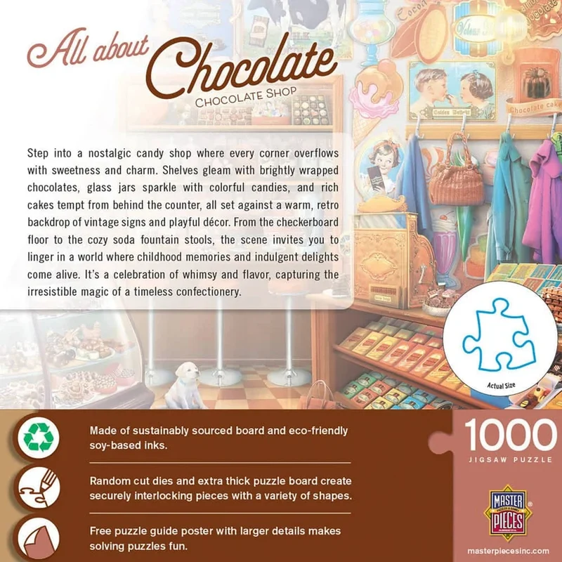 All About Chocolate - Chocolate Shop (1000pcs)