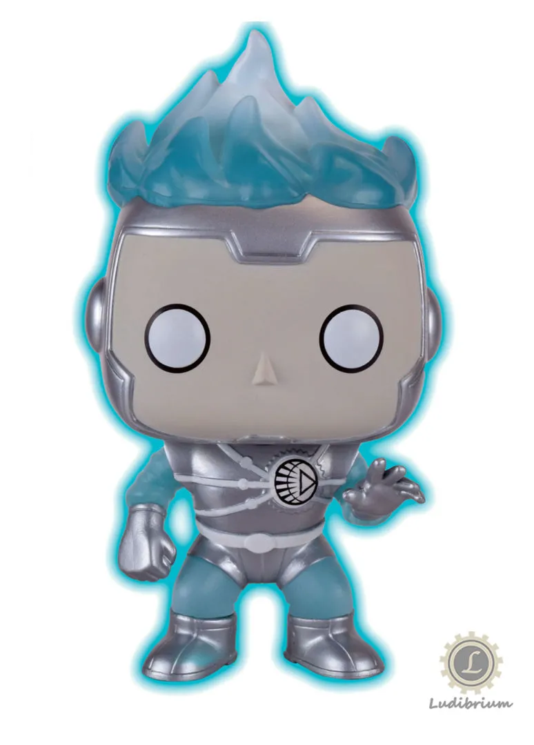 DC Comics - POP Heroes Vinyl Figur White Lantern Firestorm, glows in the dark