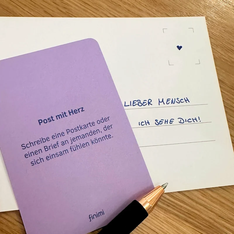 Ask & Task Kartenset | Begegnung mit Herz