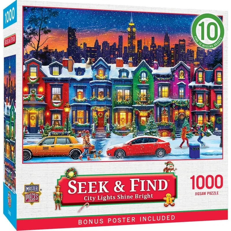 Seek & Find - City Lights Shine Bright (1000pcs)