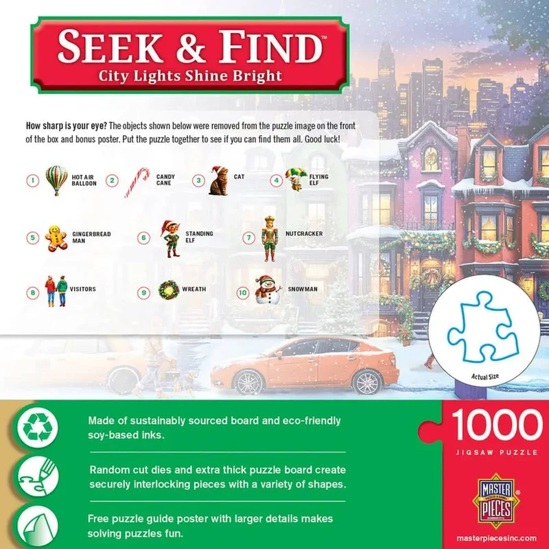Seek & Find - City Lights Shine Bright (1000pcs)