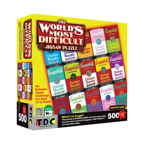 Challenge - Campbell's Souper Hard Puzzle (Double-Sided) (500pcs)