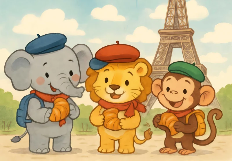 110933 Kinder - Raffi, Buschi und Milo Puzzle