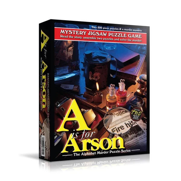 A is for Arson Alphabet Mystery Puzzle (2x500pcs)