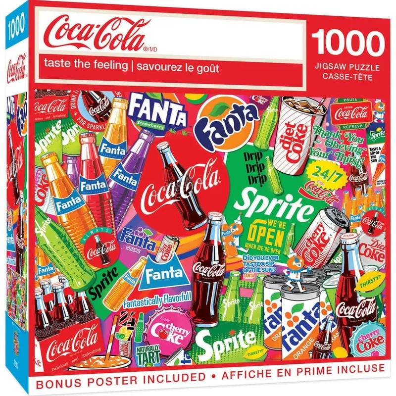DMG Coca-Cola - Taste the Feeling (1000pcs) (DAMAGED BOX)
