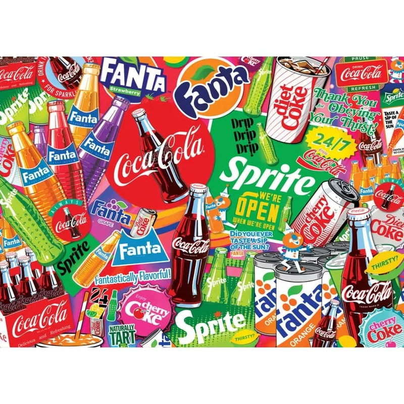 DMG Coca-Cola - Taste the Feeling (1000pcs) (DAMAGED BOX)