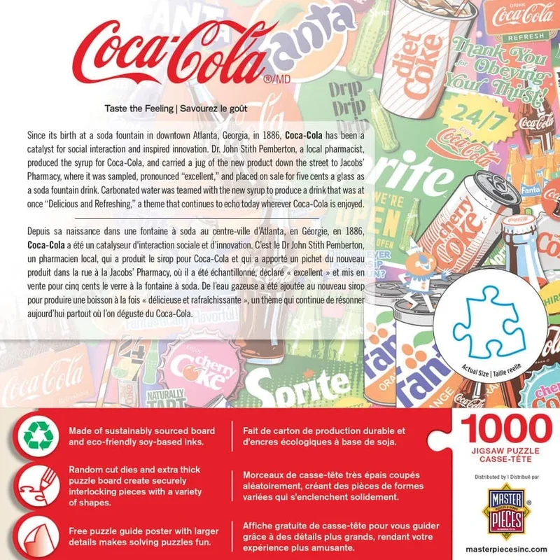 DMG Coca-Cola - Taste the Feeling (1000pcs) (DAMAGED BOX)