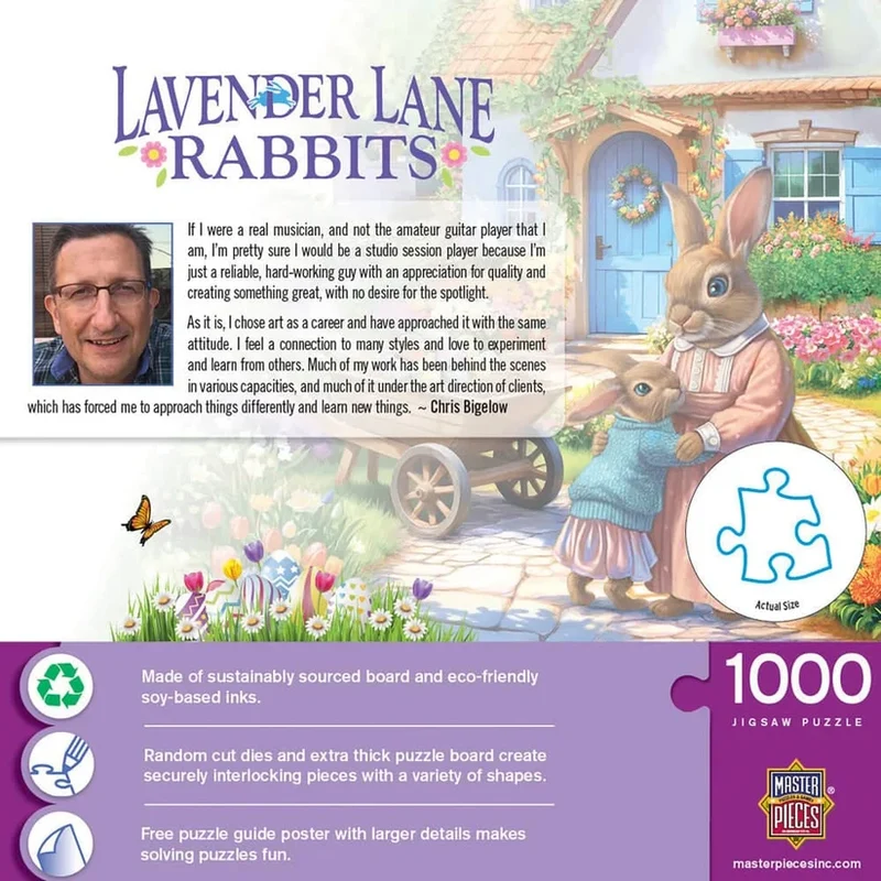Lavender Lane Rabbits (1000pcs)