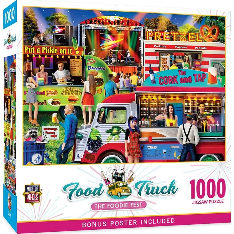 Food Truck Round-up - The Foodie Fest (1000pcs)