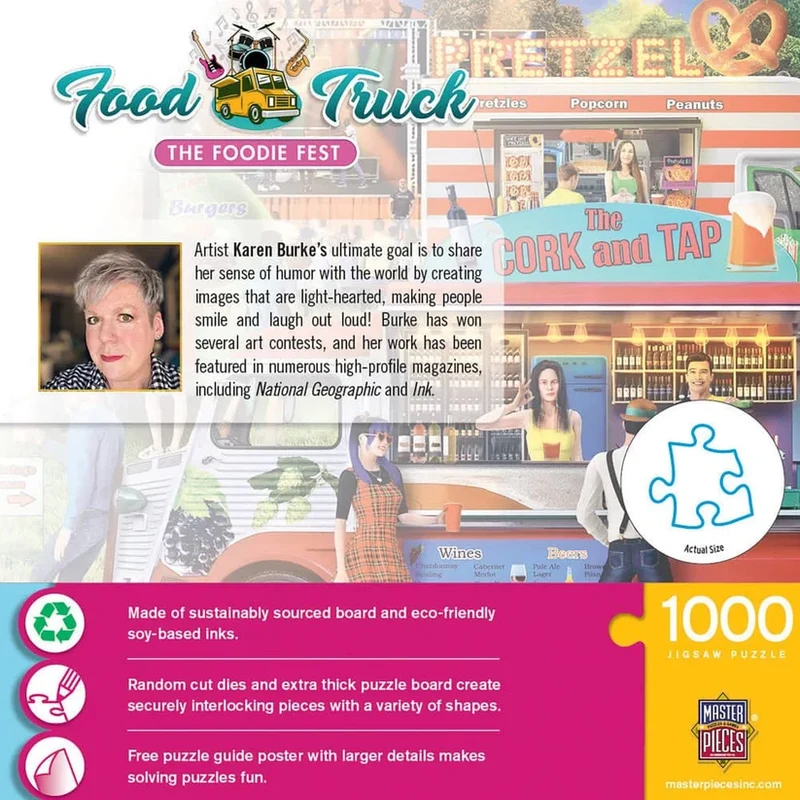 Food Truck Round-up - The Foodie Fest (1000pcs)