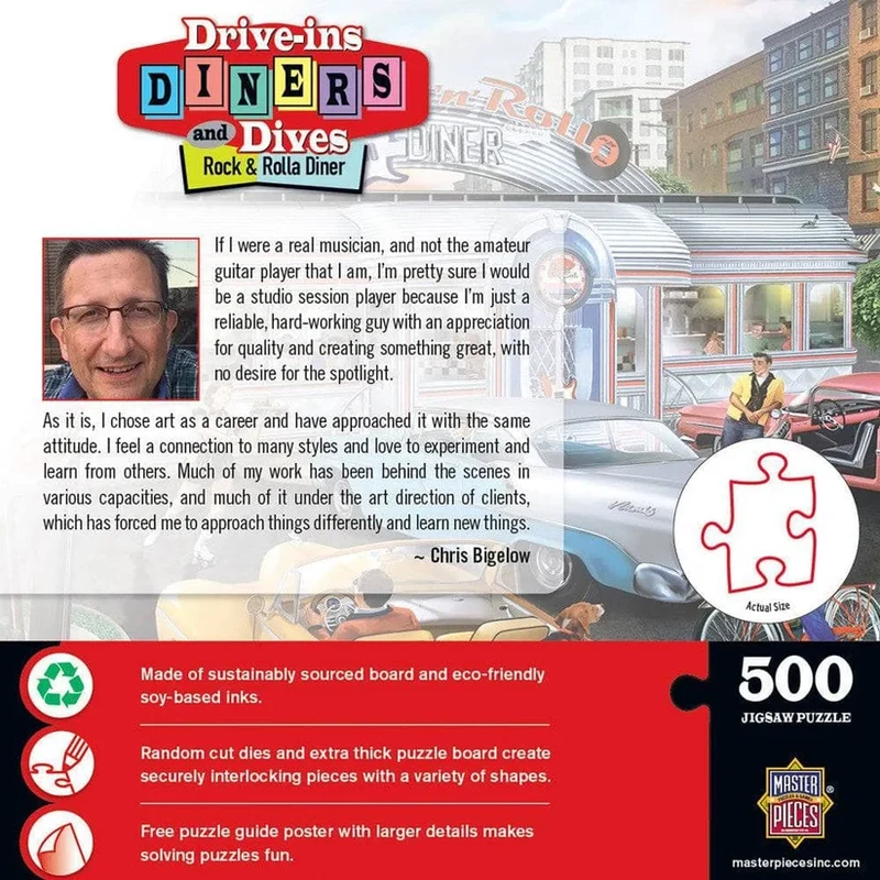 Drive-ins, Diners, and Dives - Rock & Rolla Diner, Chris Bigelow (500pcs)