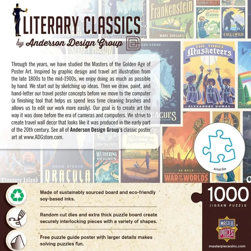Vintage Posters - Literary Classics (1000pcs)