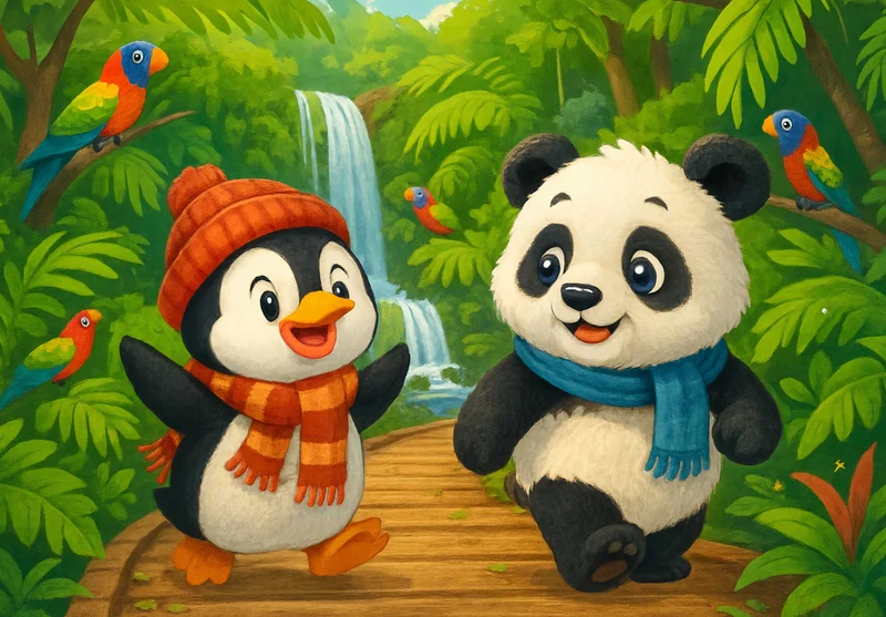 111073 Kinder - Pico und Pippin Puzzle