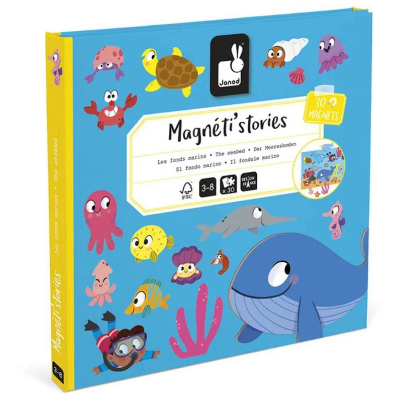 Magnetische Magneti'stories Puzzle – Unterwasserwelt
