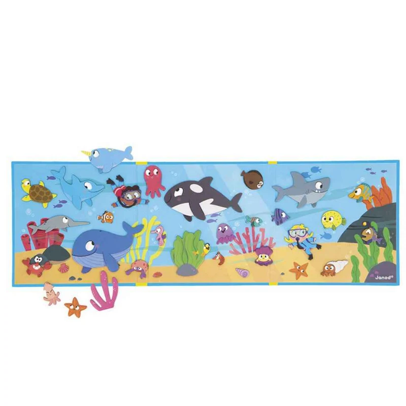 Magnetische Magneti'stories Puzzle – Unterwasserwelt
