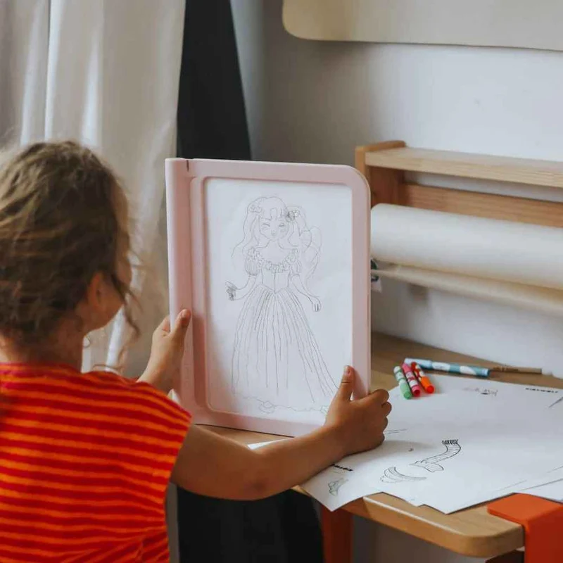 KidyDraw Pro – LED Schreib & Zeichentafel für Kinder - Fashion Edition