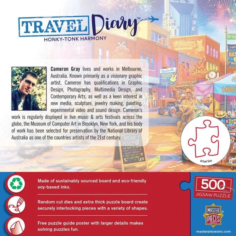 Travel Diary - Honky-Tonk Harmony (500pcs)