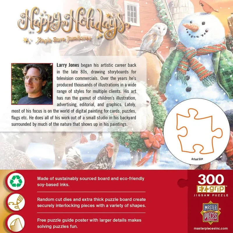 Happy Holidays - Jingle Barn Jamboree (300pcs) (EZ Grip)