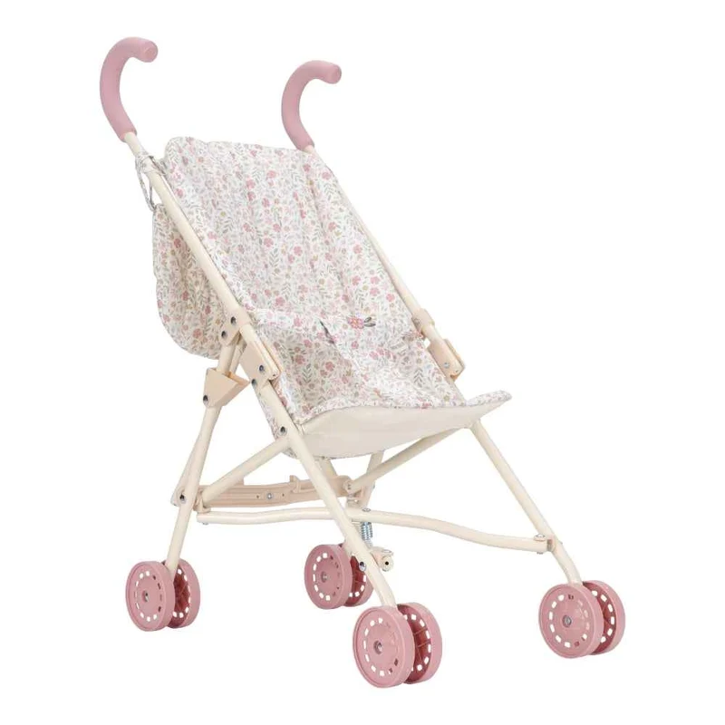 Faltbarer Kinderwagen für Puppen – Beige