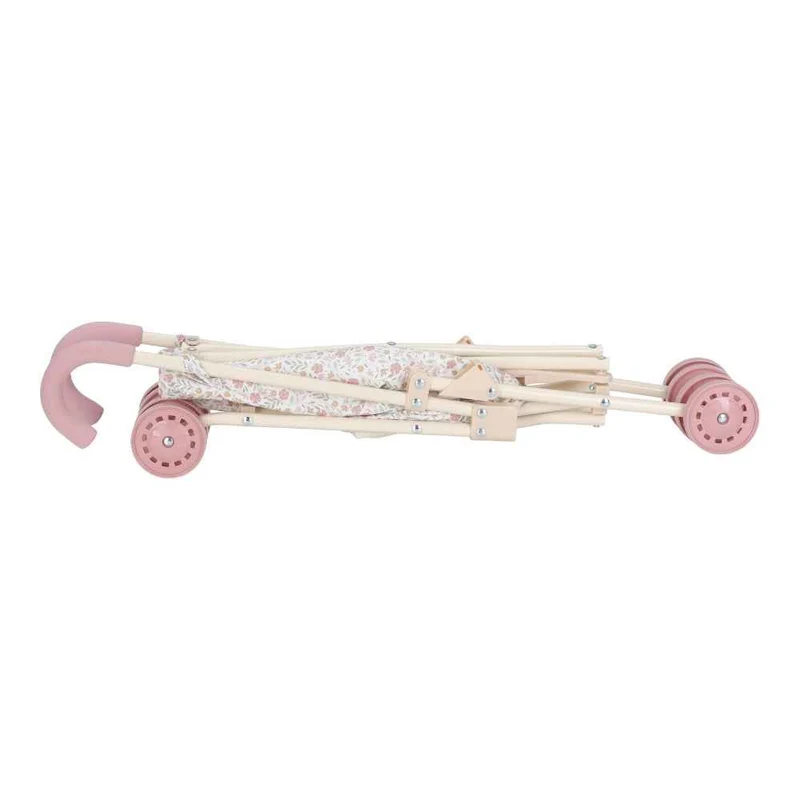 Faltbarer Kinderwagen für Puppen – Beige