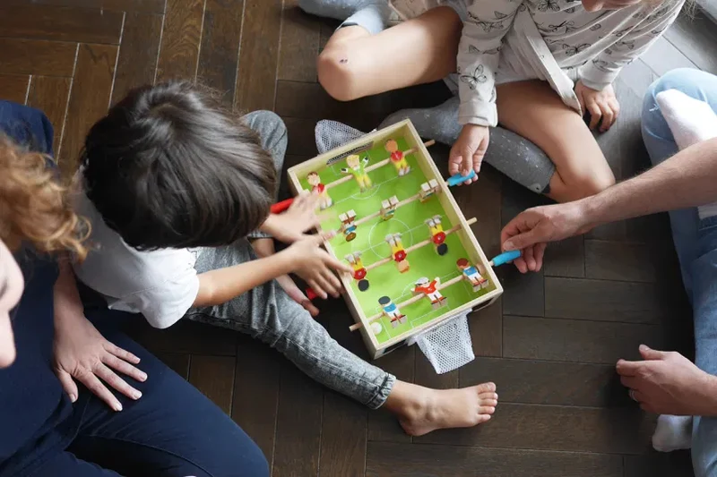 Mini-Tischfußball