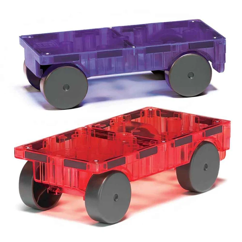 Magnetklötze – Cars 2, rot und violett