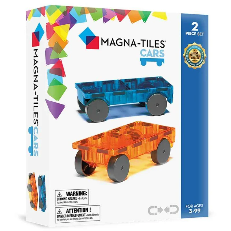 Magnetklötze – Cars 2, orange und blau