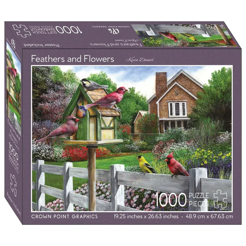 Feathers and Flowers (1000pcs)
