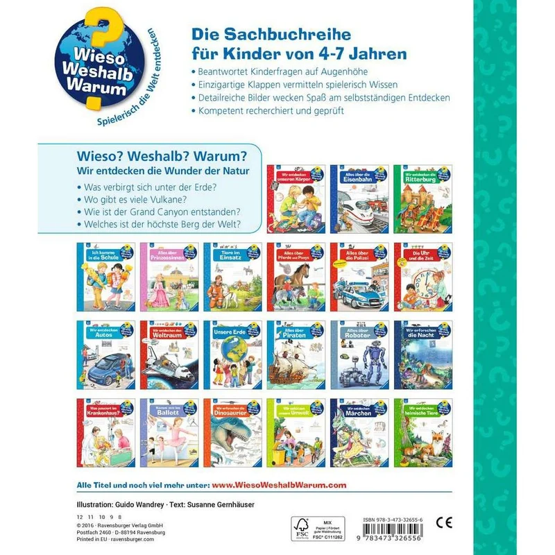 Ravensburger Wieso? Weshalb? Warum?, Band 61: Wir entdecken die Wunder der Natur