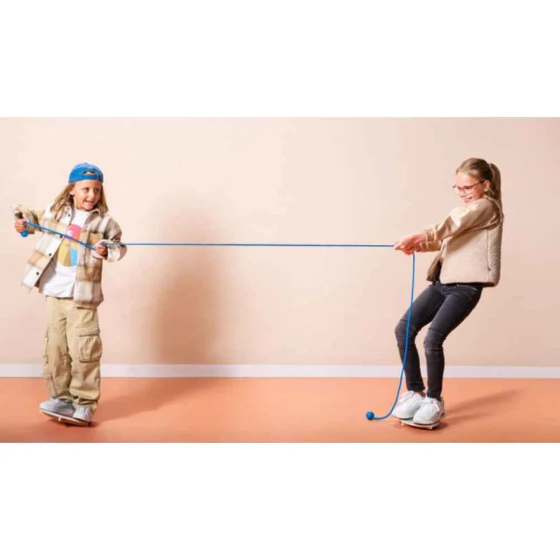 Balance-Spiel und Tauziehen