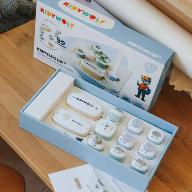 KIDYELEC Elektronik-Baukasten für Kinder – Starter 11 Teile