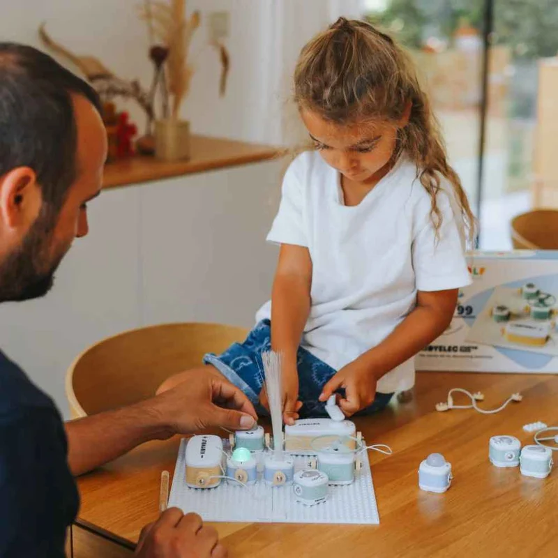 KIDYELEC Elektronik-Baukasten für Kinder – Starter 11 Teile