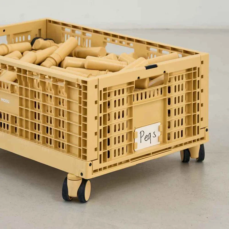 Aufbewahrungsbox – faltbare Spielzeugkiste - Honey Yellow