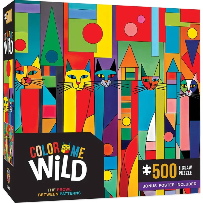Color Me Wild - The Prowl Between Patterns (500pcs)