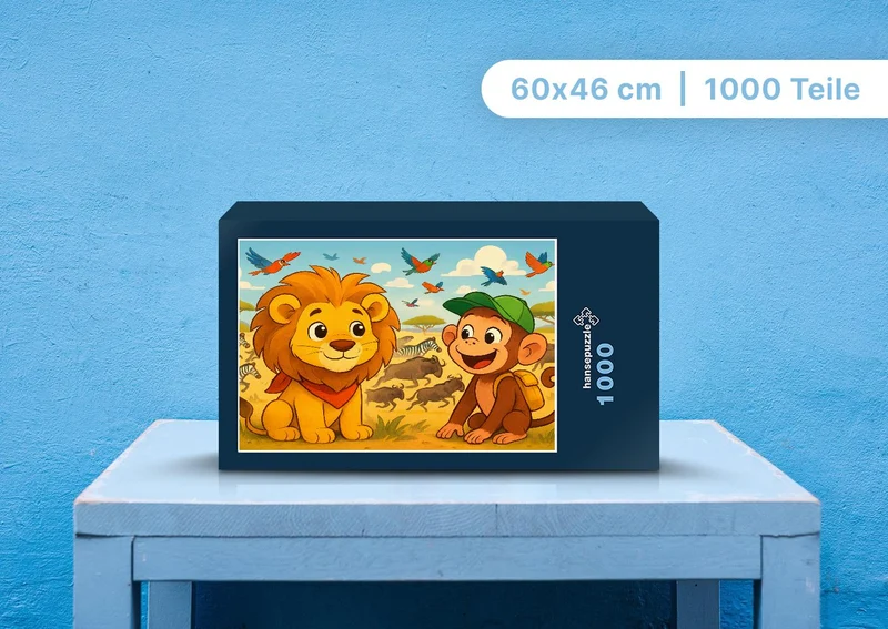 110858 Kinder - Buschi und Milo Puzzle