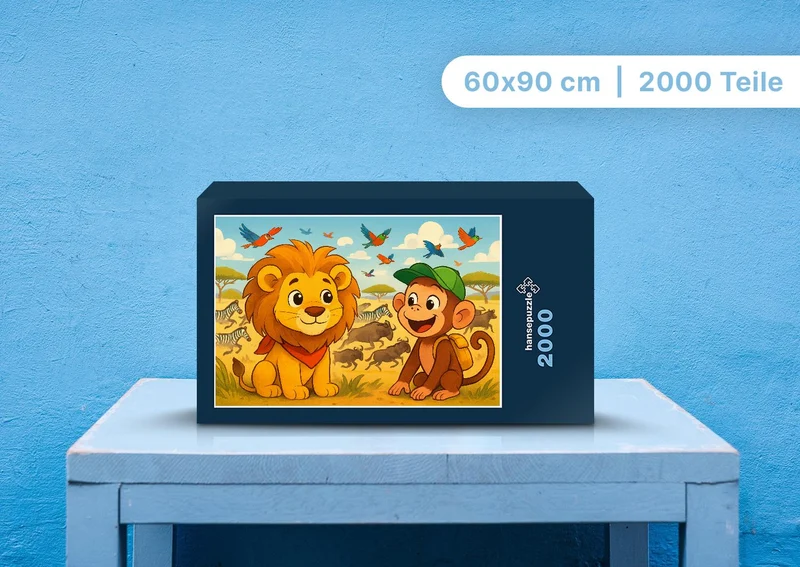 110858 Kinder - Buschi und Milo Puzzle