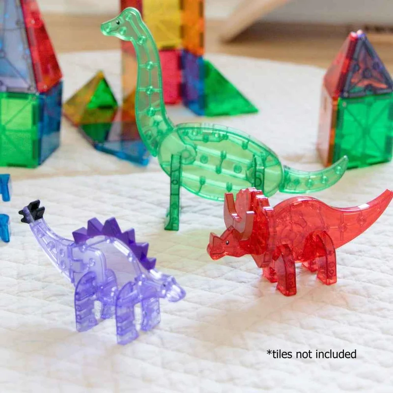 Magnetklötze – Dino-Set, 5 Teile