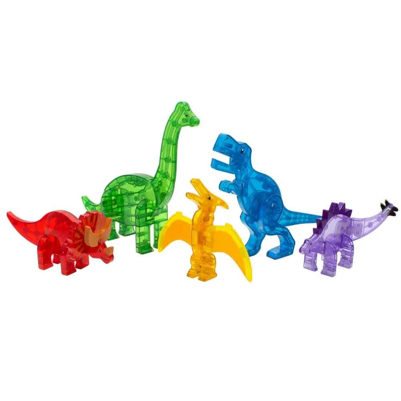 Magnetklötze – Dino-Set, 5 Teile