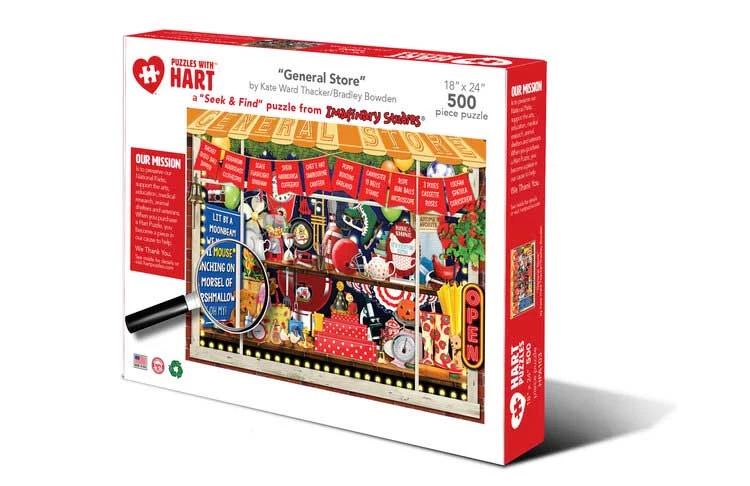 PFG- Hart Seek & Find: General Store, Kate Ward Thacker & Bradley Bowden (PUZZLES FOR GOOD)
