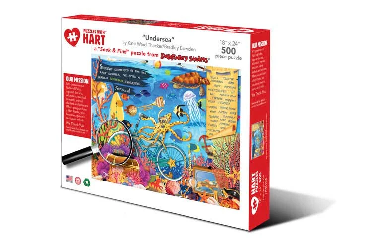 PFG- Hart Seek & Find: Undersea, Kate Ward Thacker & Bradley Bowden (PUZZLES FOR GOOD)