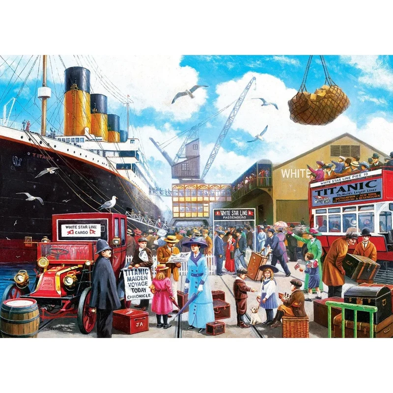 PFG Titanic - Now Boarding (1000pcs) (Usage/Used - PUZZLES FOR GOOD)