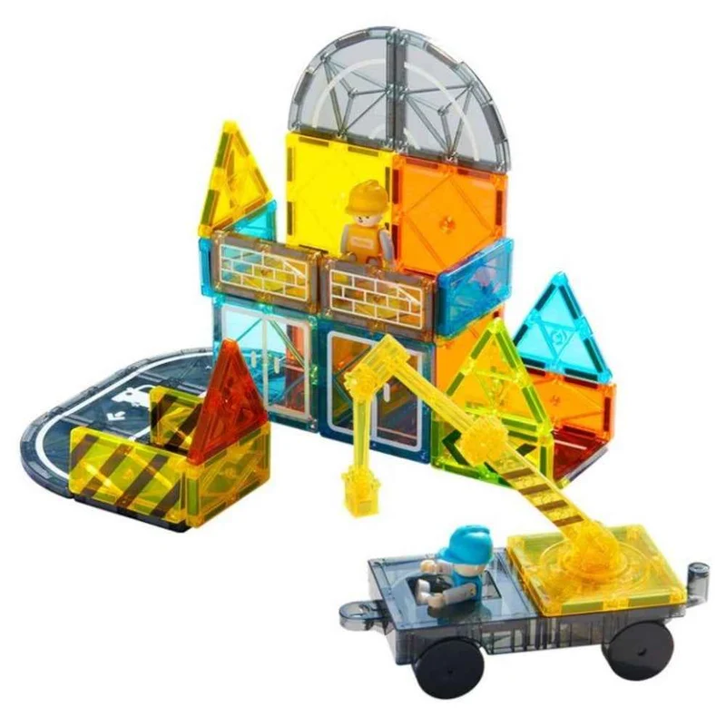 Magnetische Konstruktionsspielzeug Kleiner Architekt – 36 Teile