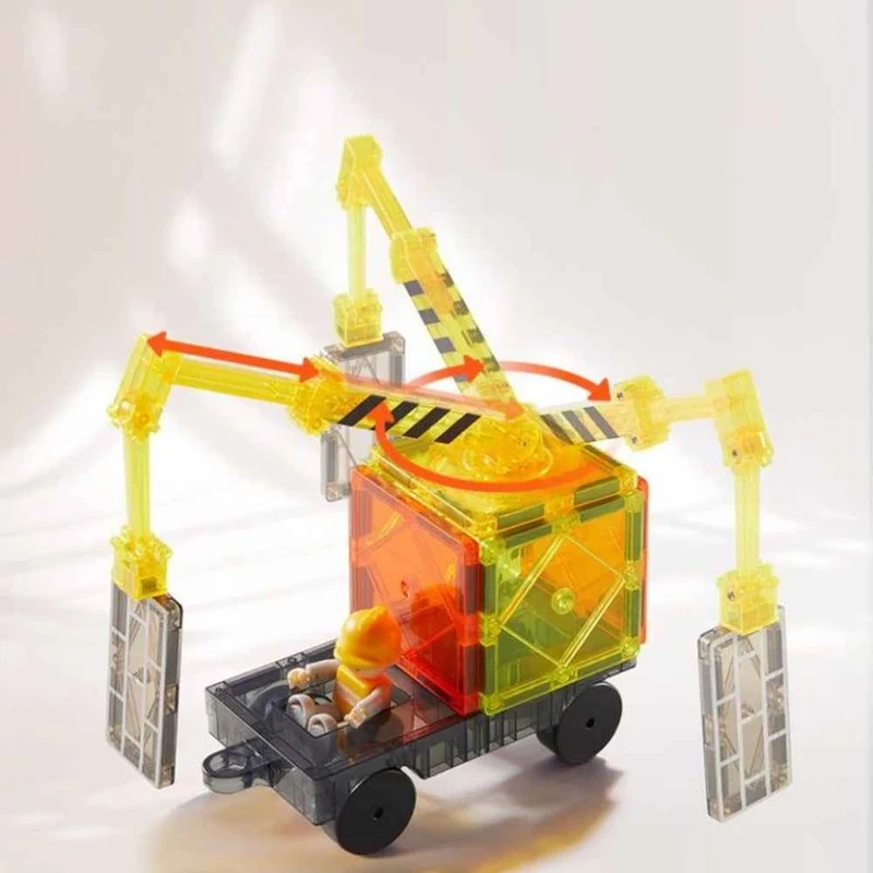 Magnetische Konstruktionsspielzeug Kleiner Architekt – 36 Teile