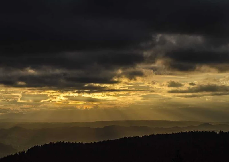 46764 Natur - Dunkle wolken Puzzle